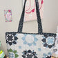 Charlotte Tote Bag Sewing Kit ~ Nantucket Summer LIGHT BLUE ~PDF Pattern Digital Download & Video Tutorial