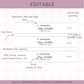 EDITABLE Bag Holder Wrap Labels | Custom Packaging Templates