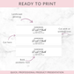 PRINTABLE Dish Cloth & Tea Towel Wrap Labels | Downloadable PDF