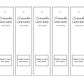 3-in-1 EDITABLE BUNDLE | Scrunchie Wristlet & Lanyard Labels | Custom Hang Tag