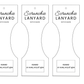 3-in-1 EDITABLE BUNDLE | Scrunchie Wristlet & Lanyard Labels | Custom Hang Tag