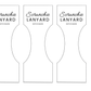 3-in 1 PRINTABLE BUNDLE | Scrunchie Wristlet & Lanyard Wrap Labels | Downloadable PDF
