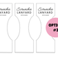PRINTED LABELS Scrunchie BUNDLE Wrap Labels