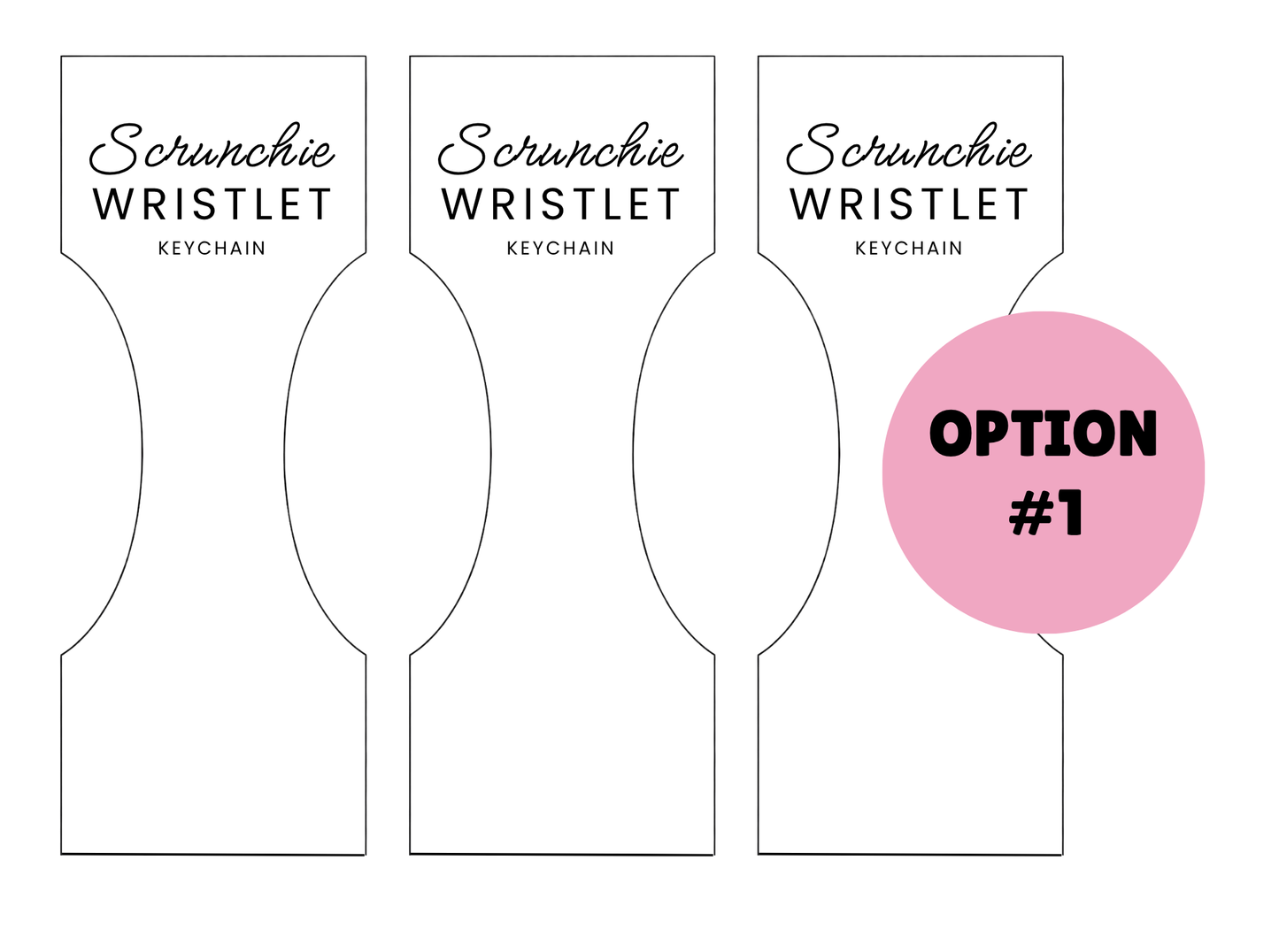 PRINTED LABELS Scrunchie BUNDLE Wrap Labels