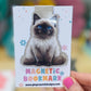 Siamese Cat Magnetic Bookmark, Chubby Cat Bookmarks