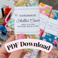 PRINTABLE Skillet Handle Cover Wrap Labels | Downloadable PDF