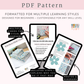 DIY Dish Cloth PDF Sewing Pattern ~ Digital Download with Video Tutorial
