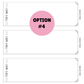 PRINTED LABELS Eyeglasses Case Wrap Labels