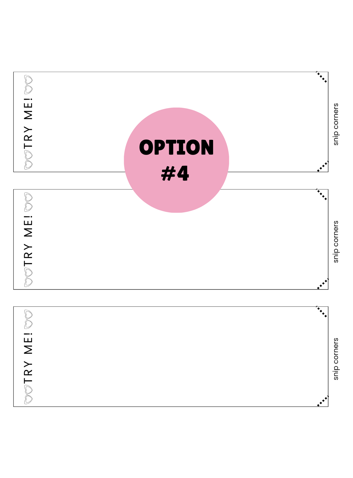 PRINTED LABELS Eyeglasses Case Wrap Labels