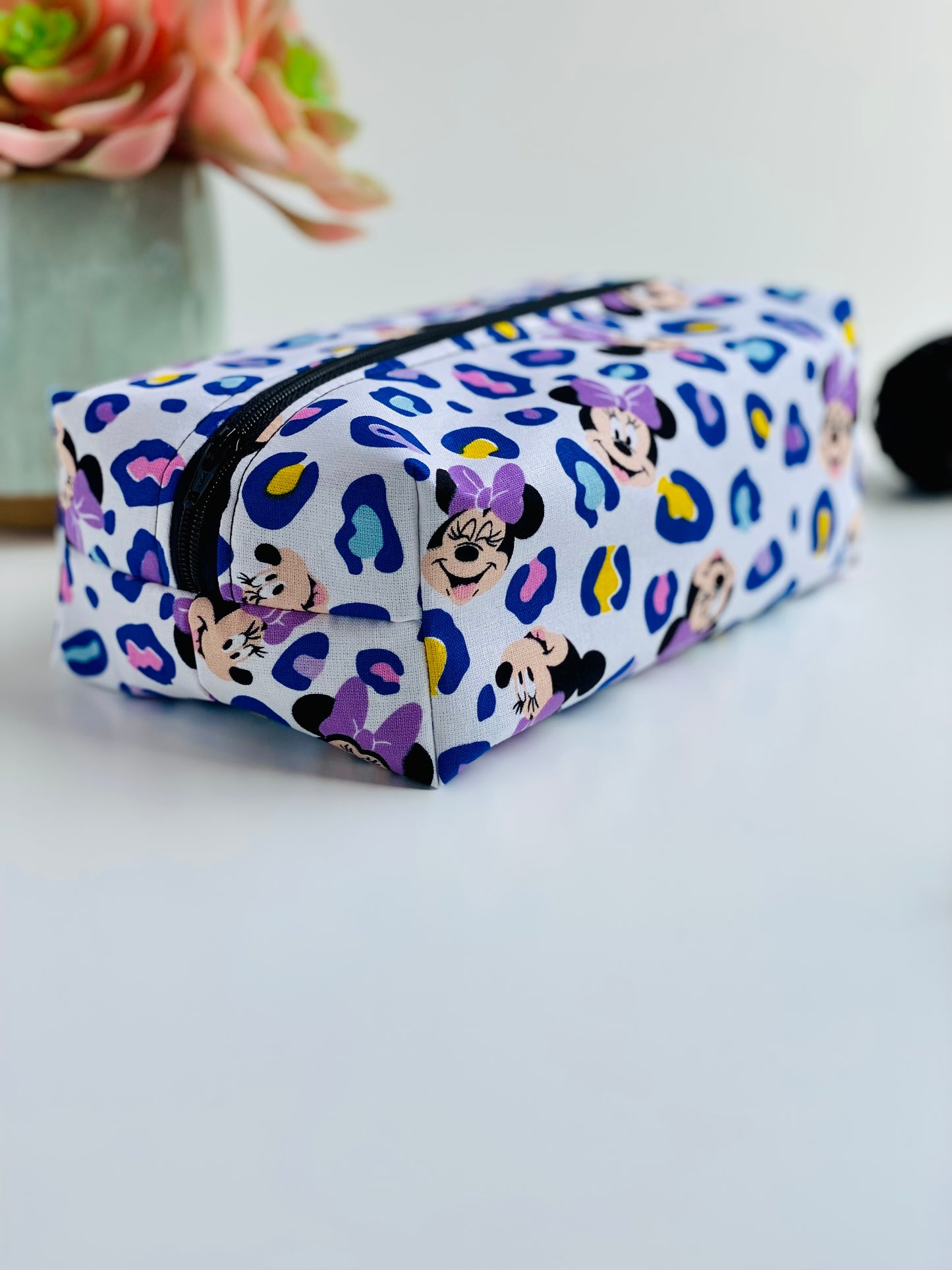 Minnie Mouse Purple Leopard Travel Bag