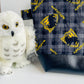 Black Hufflepuff Quilted Flannel Jumbo Pouch