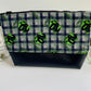 Green Slytherin Quilted Flannel Jumbo Pouch
