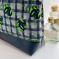 Green Slytherin Quilted Flannel Jumbo Pouch