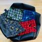 Green Slytherin Quilted Flannel Jumbo Pouch