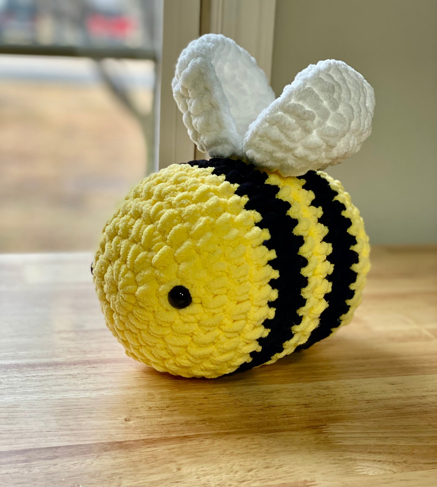 Yellow Bee Crochet Plushie ~Closeout~