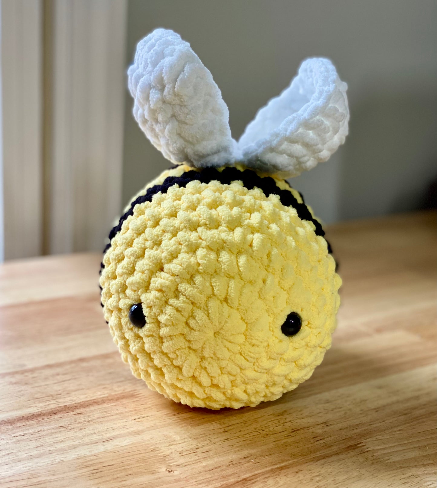 Yellow Bee Crochet Plushie ~Closeout~