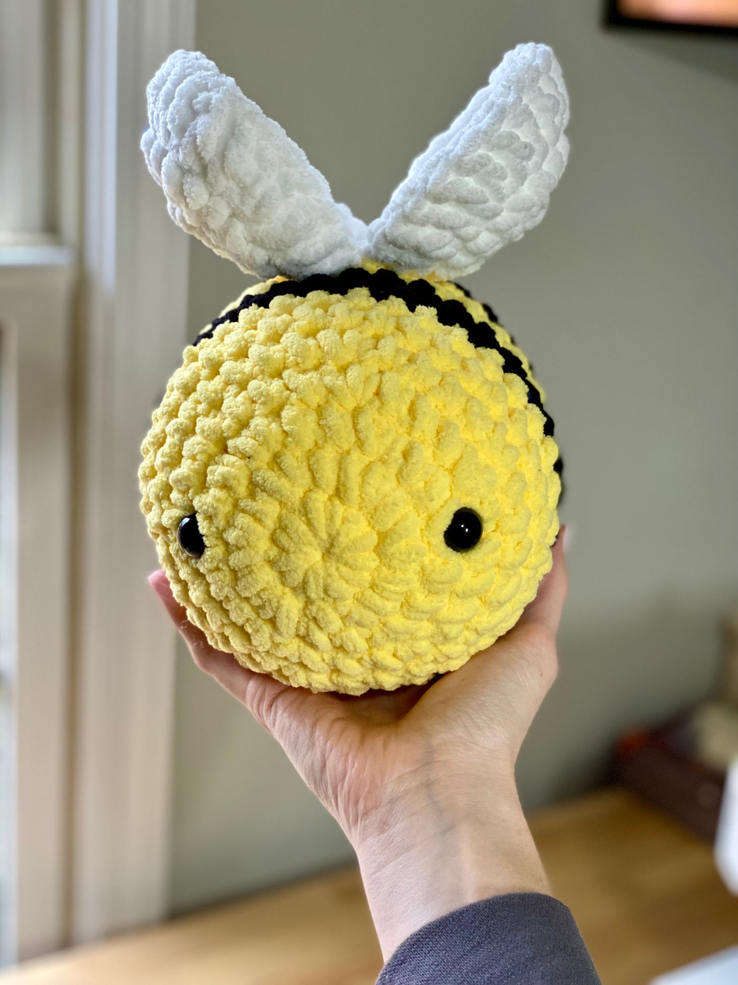 Yellow Bee Crochet Plushie ~Closeout~